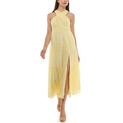 chinese dress ladies Sienna Satin Halter Maxi Dress main image 1