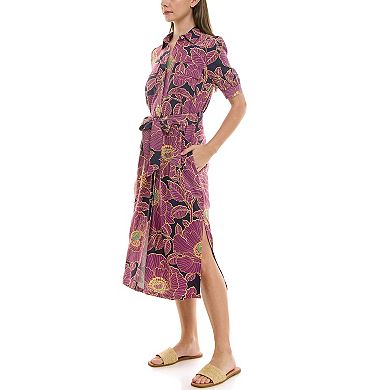 Women's Nicole Miller Short Sleeves Shirtdress