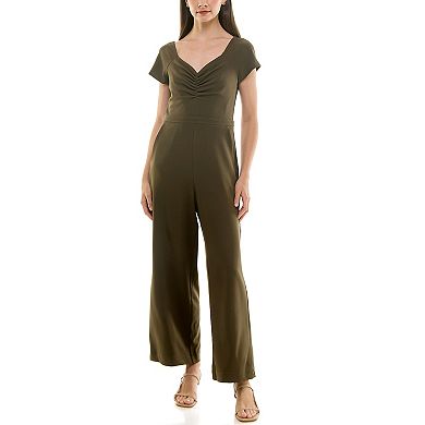 Women's Nicole Miller Cap Sleeve Jumpsuit
