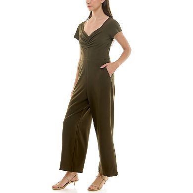 Women's Nicole Miller Cap Sleeve Jumpsuit