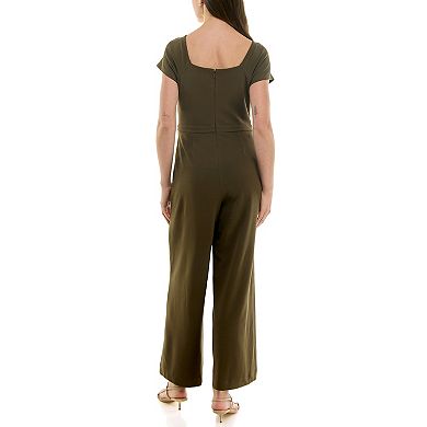 Women's Nicole Miller Cap Sleeve Jumpsuit