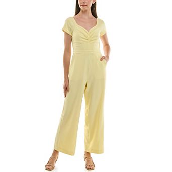 Women's Nicole Miller Cap Sleeve Jumpsuit