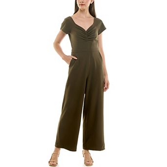 Women's Nicole Miller Cap Sleeve Jumpsuit