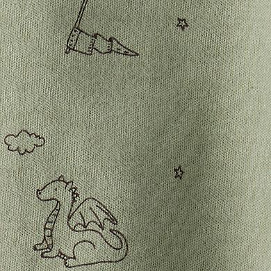 Carter's Dragon Print 100% Cotton Long-Sleeve Sleep & Play
