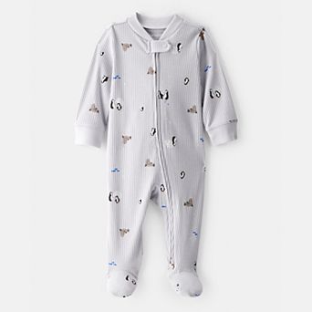 Baby Carter's Penguin Print Cotton Long-Sleeve Sleep & Play