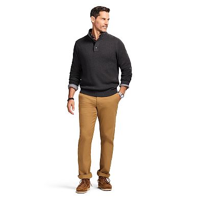 Men's IZOD Holiday Button Mock Sweater