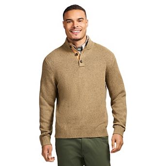 Men's IZOD Holiday Button Mock Sweater