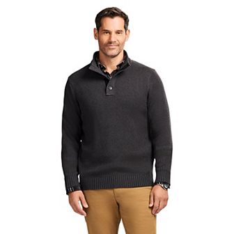 Men's IZOD Holiday Button Mock Sweater