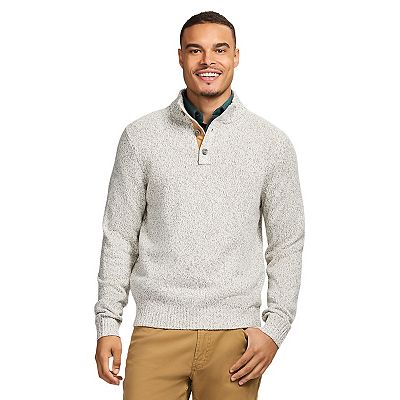 Men's IZOD Holiday Button Mock Sweater