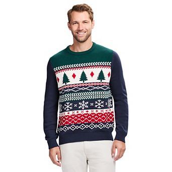 Men's IZOD Fair Isle Crewneck Sweater