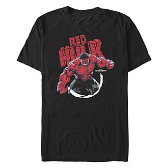 Men's Marvel Captain America Brave New World Red Hulk Ready For Action Graphic Tee