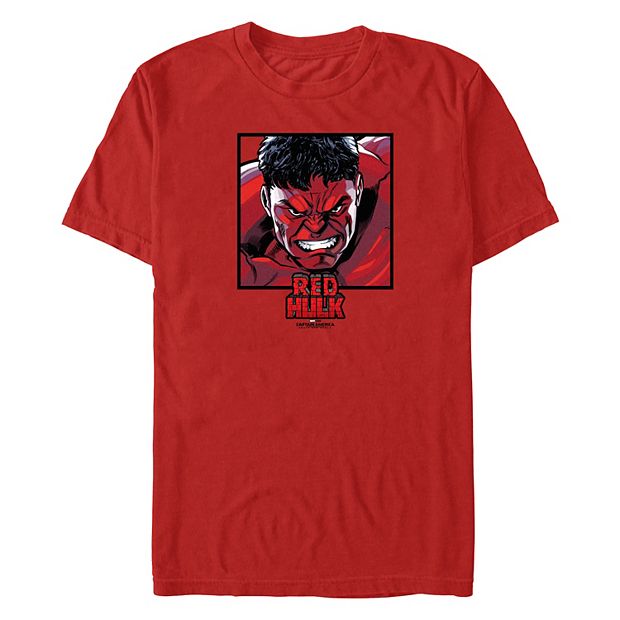 Men's Marvel Captain America Brave New World Red Hulk Mad