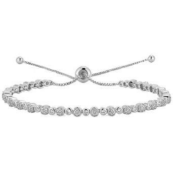 WINX Cubic Zirconia Round Adjustable Bracelet