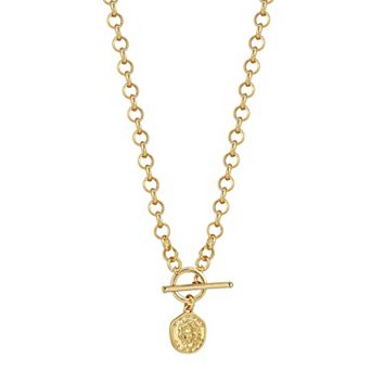 WINX 18k Gold Plated Toggle Pendant Necklace