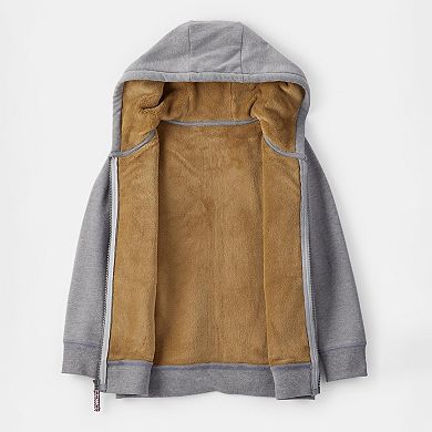 Boys 4-14 Carter's Long Sleeve Hooded Zip-Up Jacket
