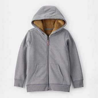 Boys 4-14 Carter's Long Sleeve Hooded Zip-Up Jacket