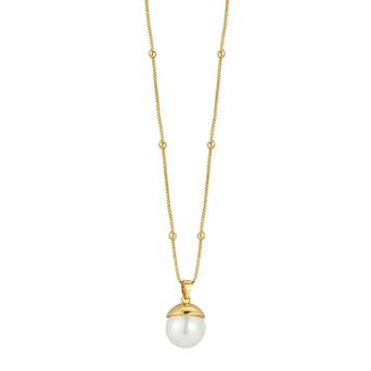 WINX 18k Gold Plated Pearl Pendant Necklace
