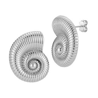 WINX Bold Seashell Statement Stud Earrings