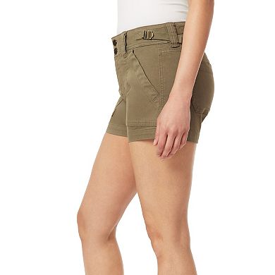 Juniors' WallFlower Ultra Mid Rise Utility Relaxed Shorts
