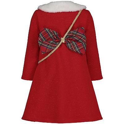 Be Girl Clothing ドレス 18M クリスマス　子供bonjour Baby Girl Blueberi Boulevard Dress & Coat Set