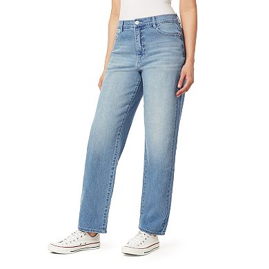 Juniors' WallFlower Insta Stretch Fearless Curvy Super High Rise Straight Jeans