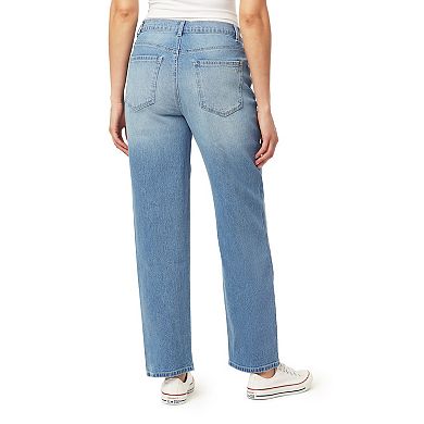 Juniors' WallFlower Insta Stretch Fearless Curvy Super High Rise Straight Jeans