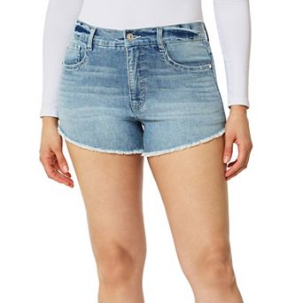 Juniors' WallFlower Fearless Curvy Super High Rise Short