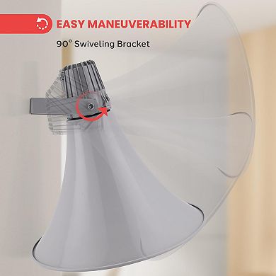 Pyle Indoor Outdoor PA Horn Speaker - 19.5" 100W