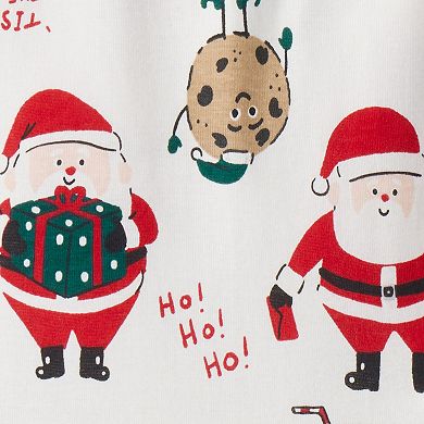 Toddler Carter's Santa Milk & Cookies Cotton Long-Sleeve 2-Piece Pajamas