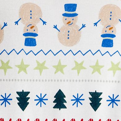 Toddler Boys & Girls Carter's Snowman Fair Isle 2-pc. Pajama Top & Pajama Set