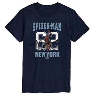 Big & Tall Marvel Spider-Man Est. 62 Vintage Graphic Tee