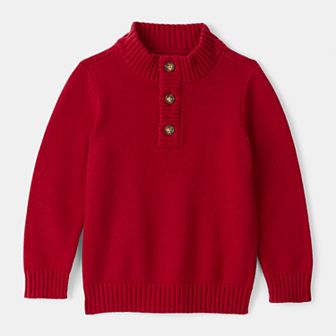 Toddler Boy Carter's Button-Up Pullover Sweater