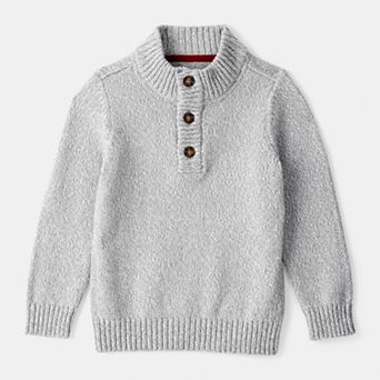 Toddler Boy Carter's Button-Up Pullover Sweater