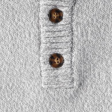 Toddler Boy Carter's Button-Up Pullover Sweater