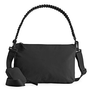 Pealwel Lightweight Nylon Crossbody Bag For Women - Waterproof Shoulder Purse With 10 Pockets - Fits IPad (Standard Size)