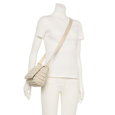 FLX Quilted Flap Crossbody Bag