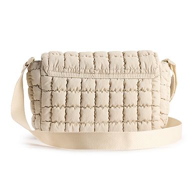 FLX Quilted Flap Crossbody Bag