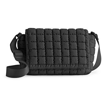 FLX Quilted Flap Crossbody Bag
