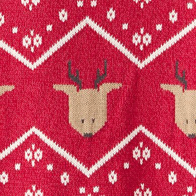 Boys 4-14 Carter's Holiday Reindeer Graphic Sweater