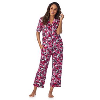 Women's Draper James Cozy Elbow Sleeve Notch Pajama Top & Pajama Bottoms Set