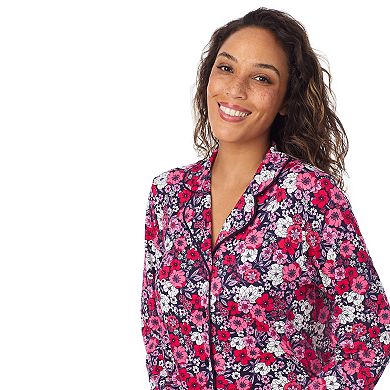 Women's Draper James Cozy Long Sleeve Notch Sleepshirt