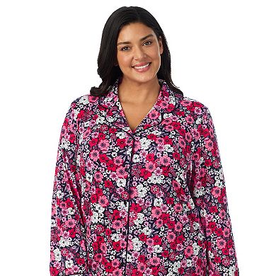 Plus Size Draper James Cozy Long Sleeve Sleepshirt
