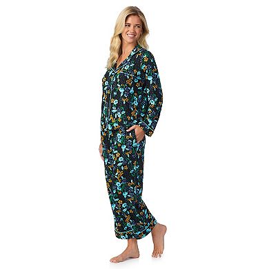Women's Draper James 2-pc. Cozy Long Sleeve Notch Pajama Top & Pajama Bottoms Set