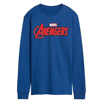 Men's Marvel Avengers Logo Long Sleeve Graphic Tee