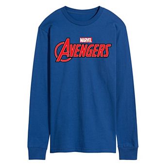 Men's Marvel Avengers Logo Long Sleeve Graphic Tee