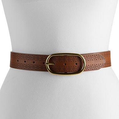 Women's Sonoma Goods For Life® Burnished Embossing Belt