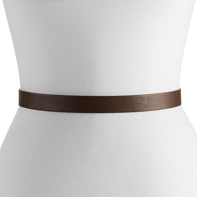 Women's Sonoma Goods For Life® Chocolate Gold-Tipped Belt