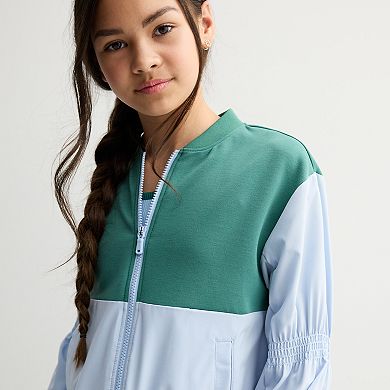 Girls Tek Gear® Color Block Windbreaker