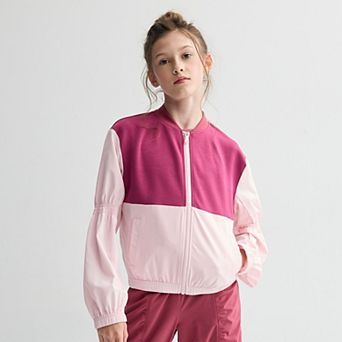 Girls 7-16 Tek Gear® Color Block Windbreaker