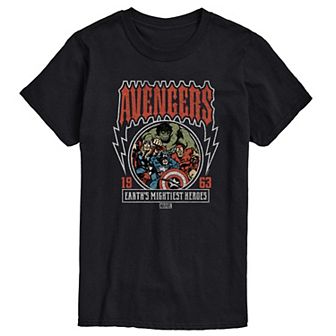 Men's Marvel Avengers Vintage Band Graphic Tee